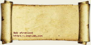 Anđelka Miljojković vizit kartica